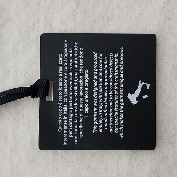 NWT Alessandra C Women Open Front  Poncho Cardigan Wool Blend Ivory Taupe Sz S/M - Picture 7 of 10